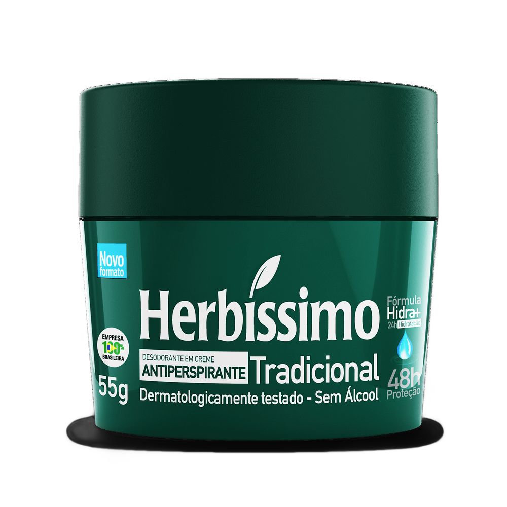 Desodorante Herbíssimo Creme Tradicional - 55g