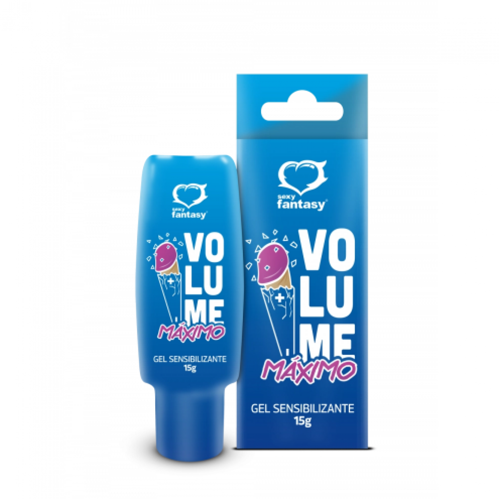 Sexy Fantasy Volume Máximo Gel Sensibilizante Masculino - 15g