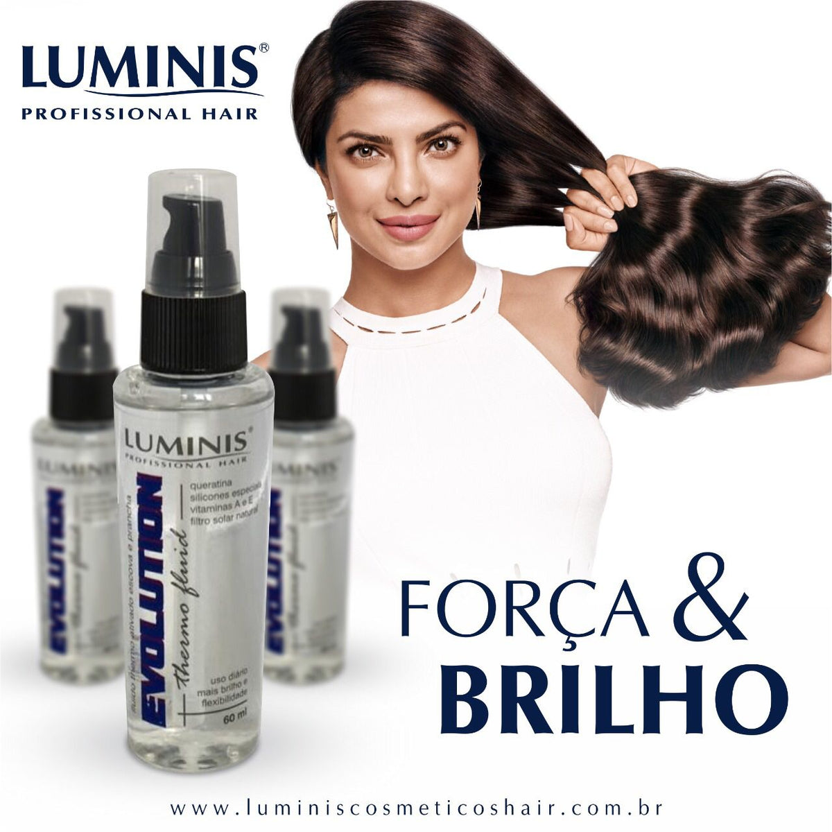 Evolution Thermo Fluid Força & Brilho - Luminis - 60ml