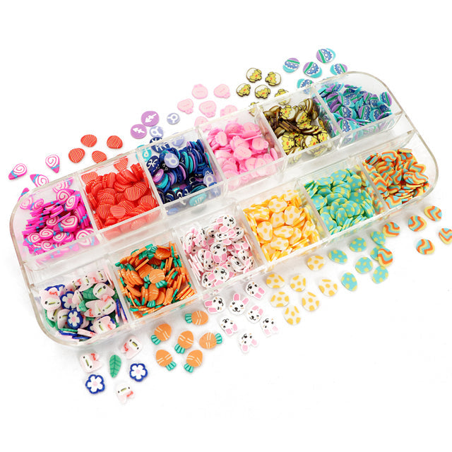 Kit of 12 3D Easter Decorations