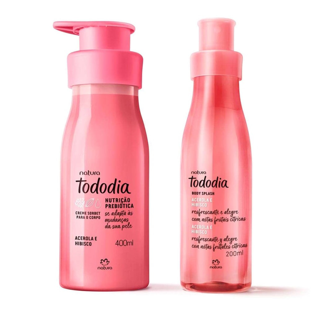 Kit Natura Tododia Acerola e Hibisco (Hidratante + Body Splash)