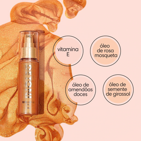 Shimmer Body Oil - Iluminador FPS 40 - 60ml