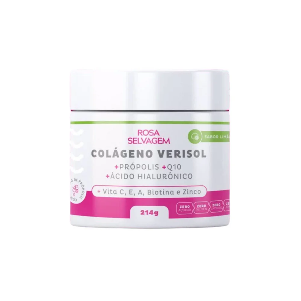 Rosa Selvagem Colágeno Verisol Sabor Limão - 214g