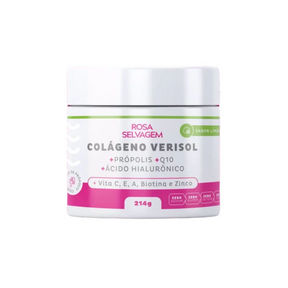 Rosa Selvagem Colágeno Verisol Sabor Limão - 214g