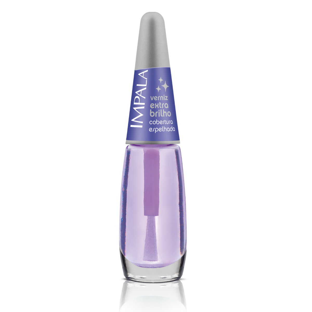Esmalte Impala Cuidados Especiais - Verniz Extra Brilho Cobertura Espelhada