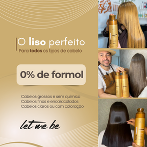 KIT Escova Progressiva Phyto Complex + Shampoo Preparatório Phyto Detox - 1L