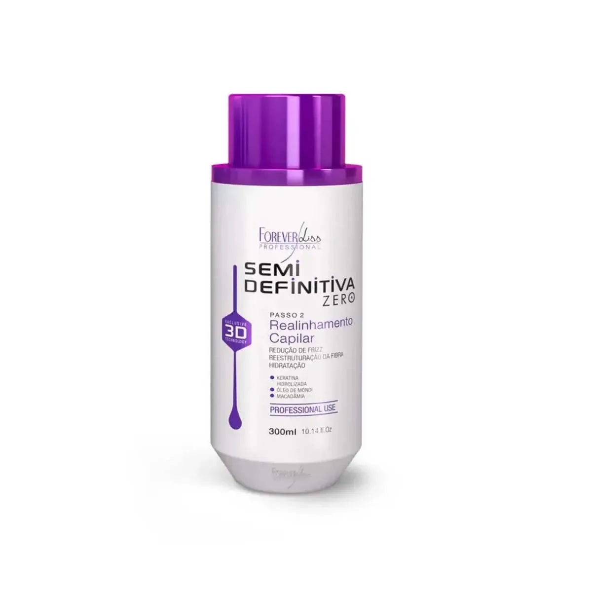 Escova Progressiva Semi Definitiva 3d Forever Liss - 300ml