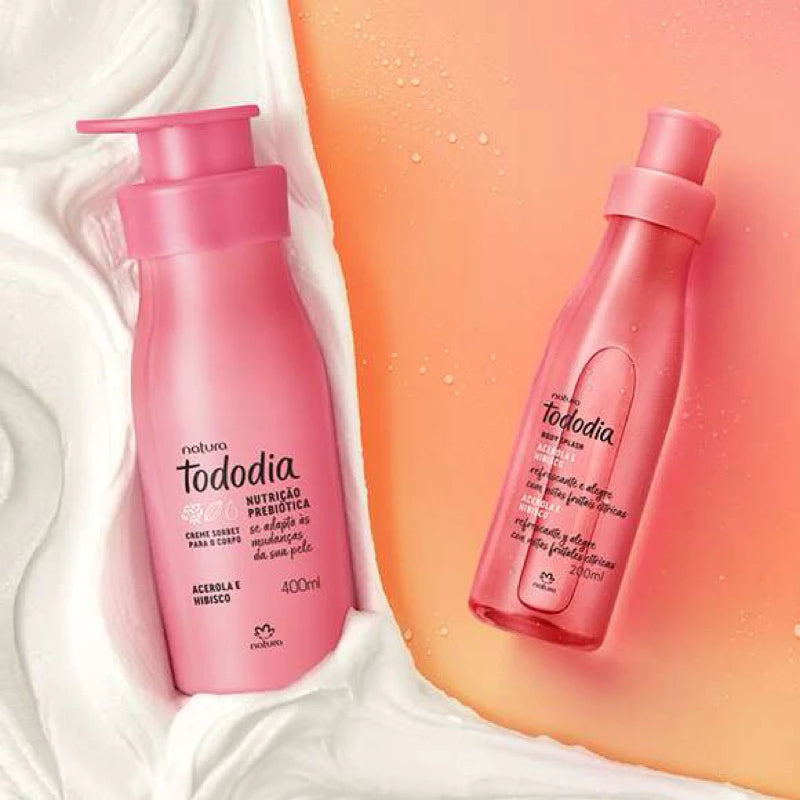 Kit Natura Tododia Acerola e Hibisco (Hidratante + Body Splash)