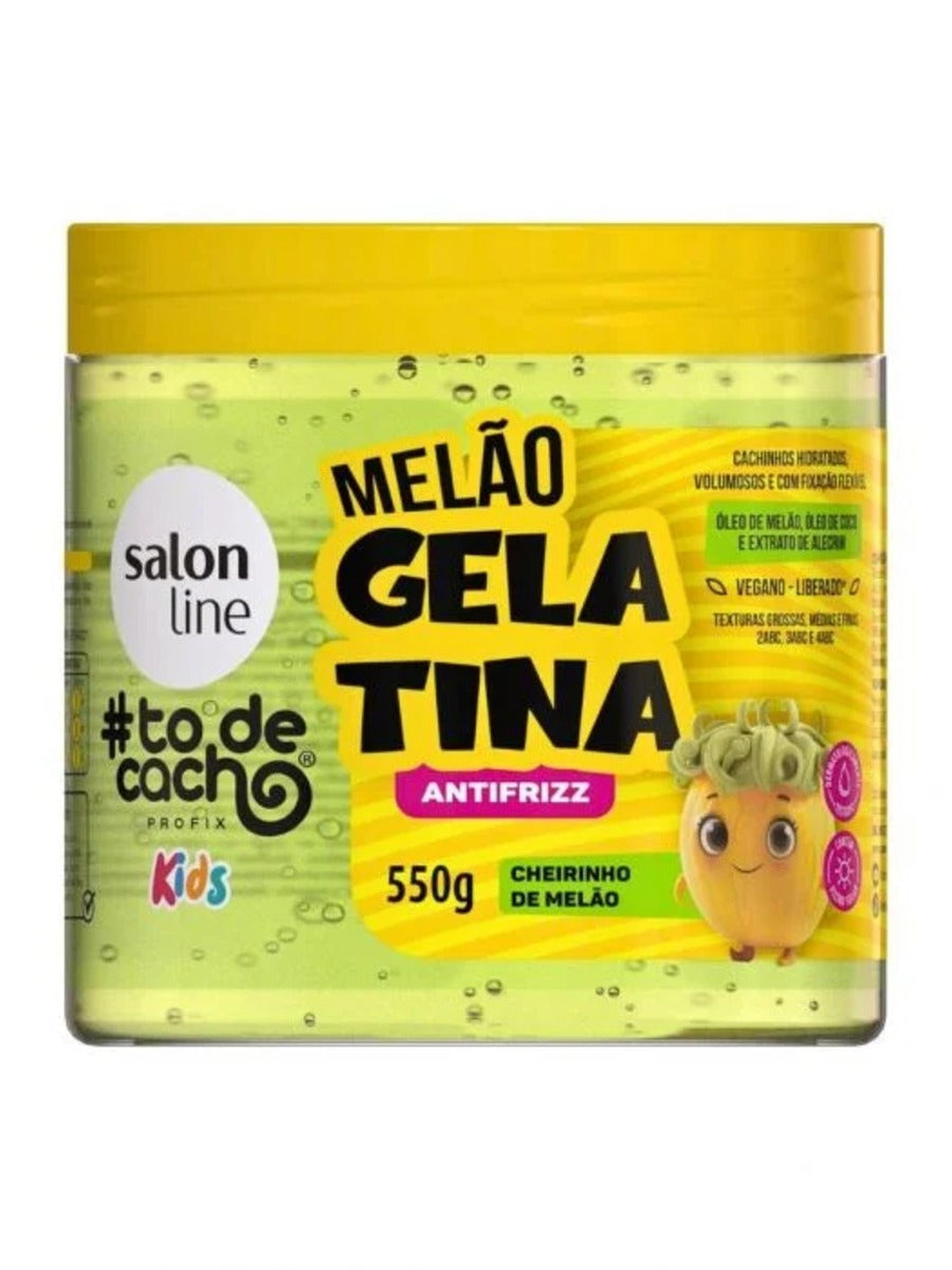 Gelatina Melão #todecacho Kids Antifrizz - 550g