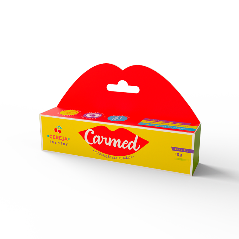 Carmed Hidratante Labial Cereja Lip Gloss 10g