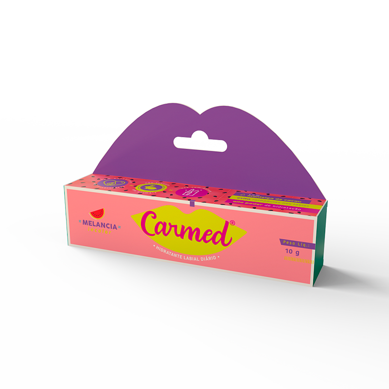 Carmed Hidratante Labial Melancia Lip Gloss 10g