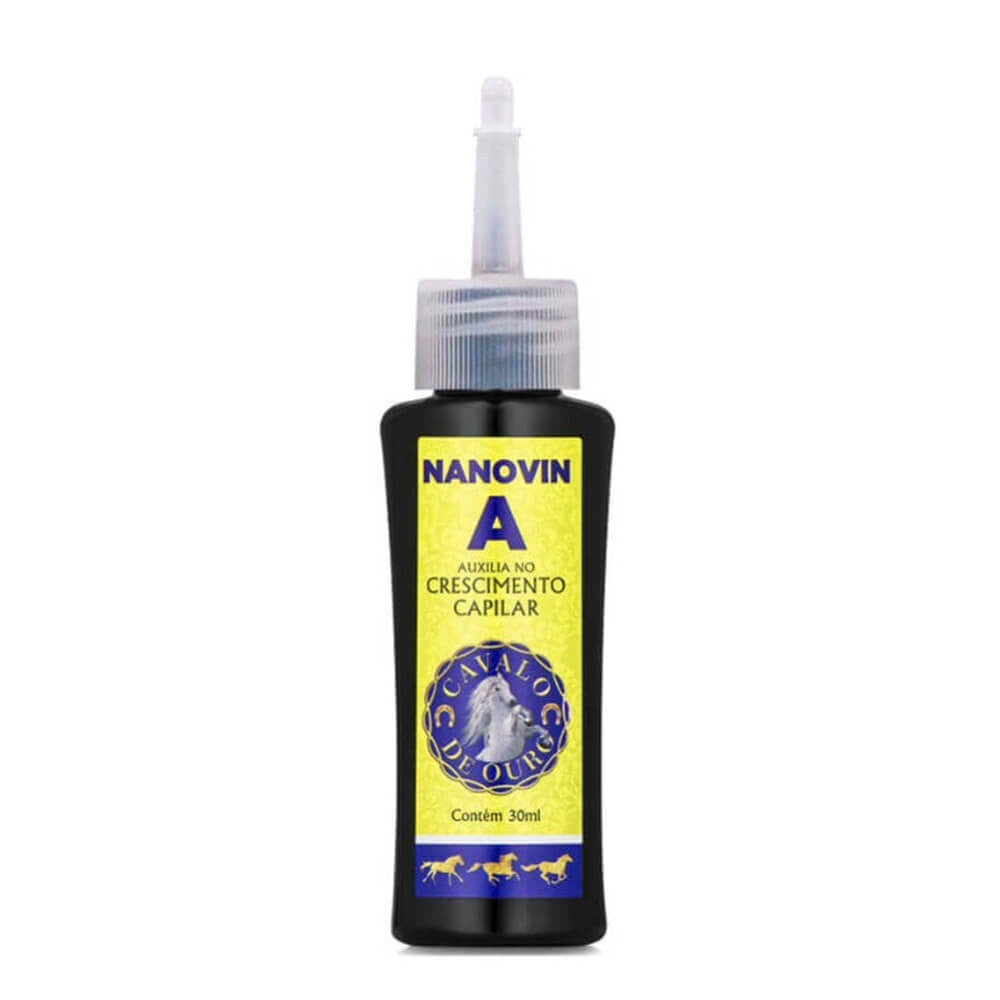 Brazilian Hair Treatment Nanovin A Hair Growth Golden Horse 30ml 