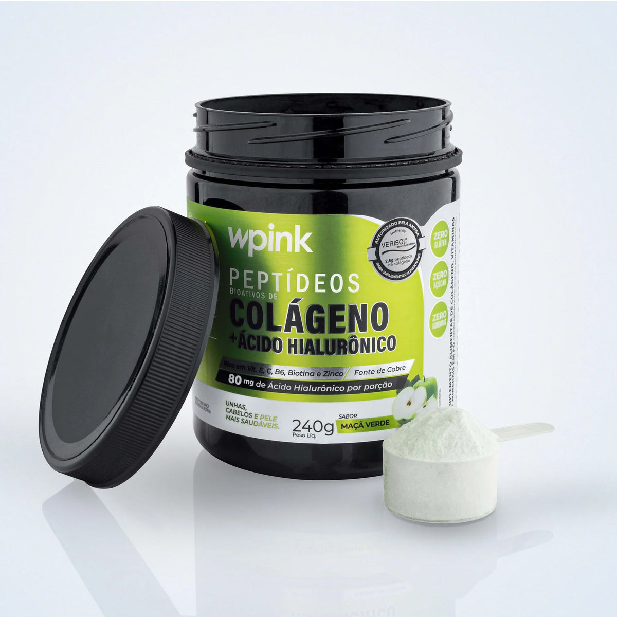 Colágeno de maçã verde Wpink - 240g