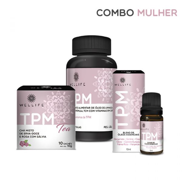 Combo Wellife Mulher TPM