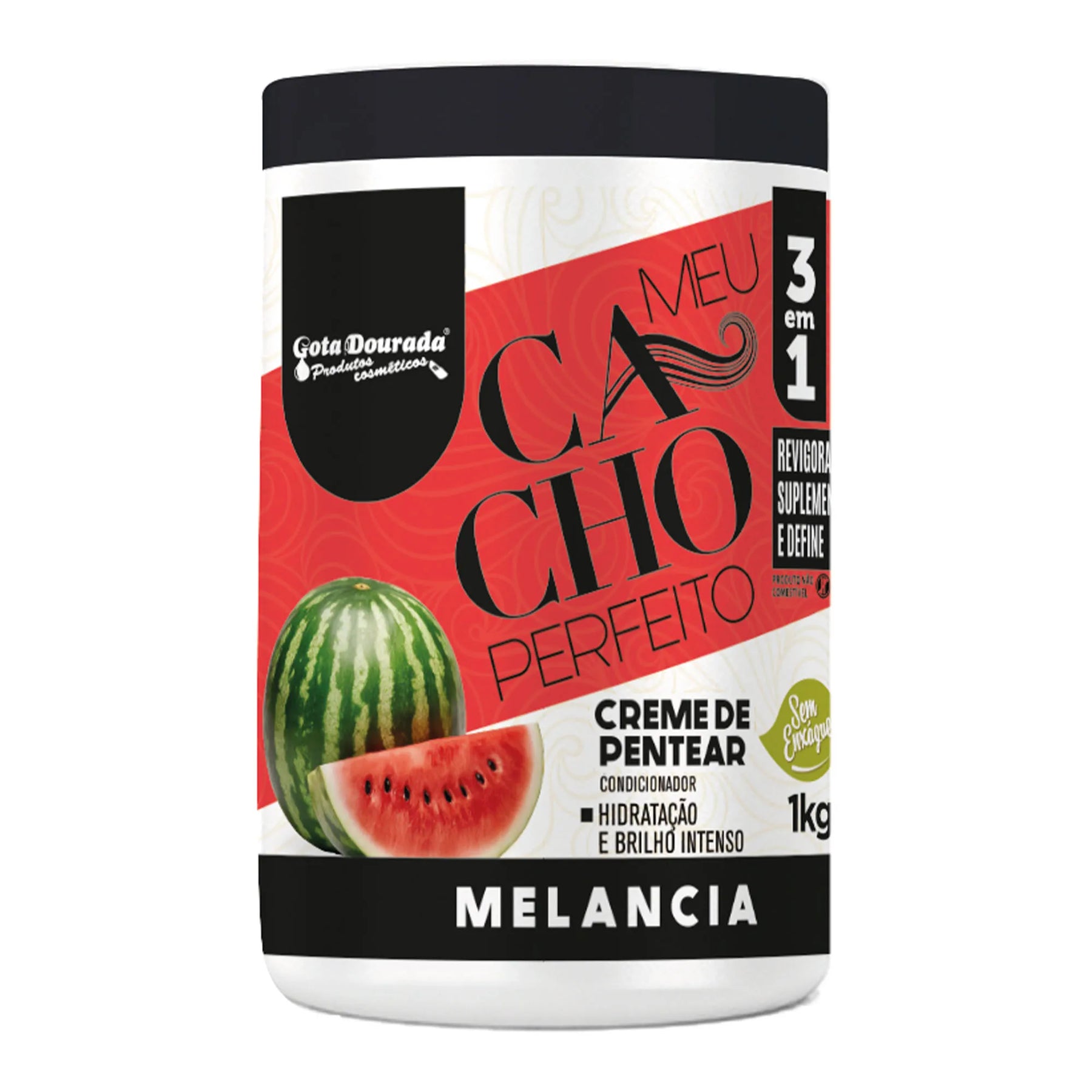 Creme de Pentear Meu Cacho Perfeito Melancia - 1 Kg