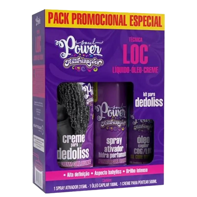 Kit Texturizações Dedoliss Técnica LOC