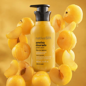 Nativa Spa Radiant Deodorant Body Lotion Golden Plum 400ml