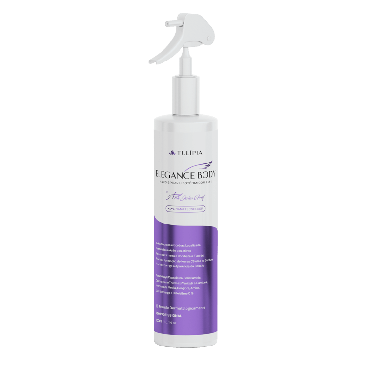 ELEGANCE BODY NANO SPRAY LIPOTÉRMICO 5 EM 1 Tulípia