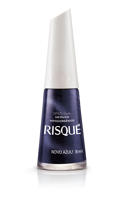 Esmalte Risqué Novo Azul Metalico - 8ml