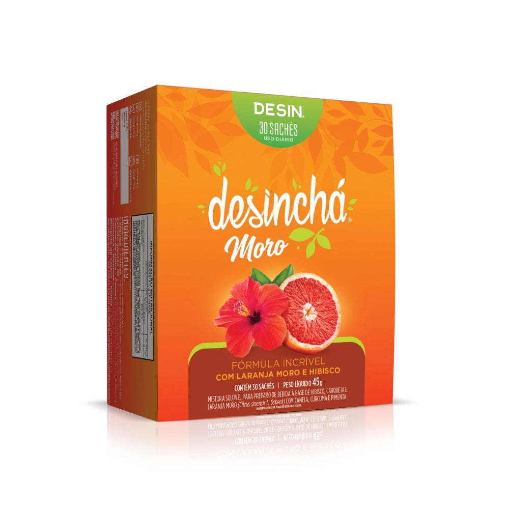 Desinchá Moro: Laranja Moro e Hibisco - 30 Sachês
