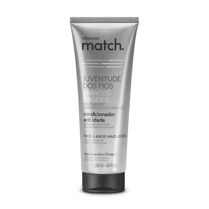 Anti-Aging Anti-yellowing Match Juventude dos Fios Brancos Tingidos Conditioner 250ml