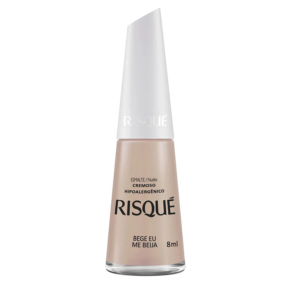 Esmalte Risqué Nude Cremoso Bege Eu Me Beija - 8ml