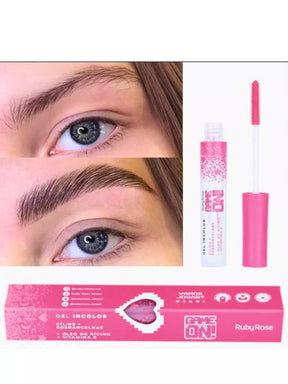 Gel Incolor Ruby Rose Cílios Sobrancelhas Game On C/ Rícino - 3,8ml