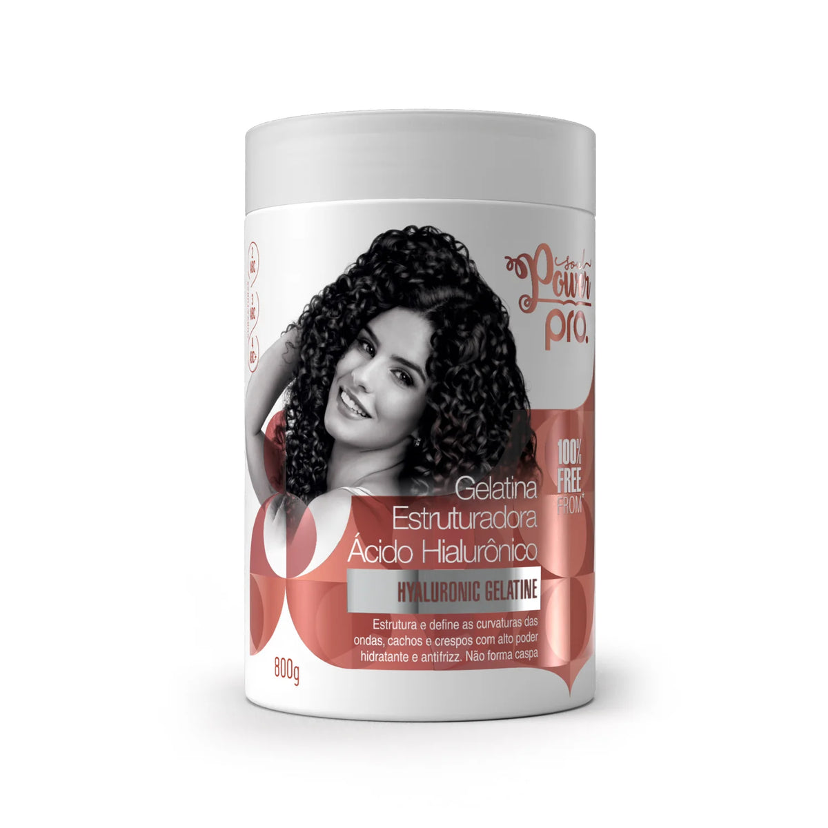 Soul Power Pro Acido Hialurônico Gelatina Estruturadora - 800g