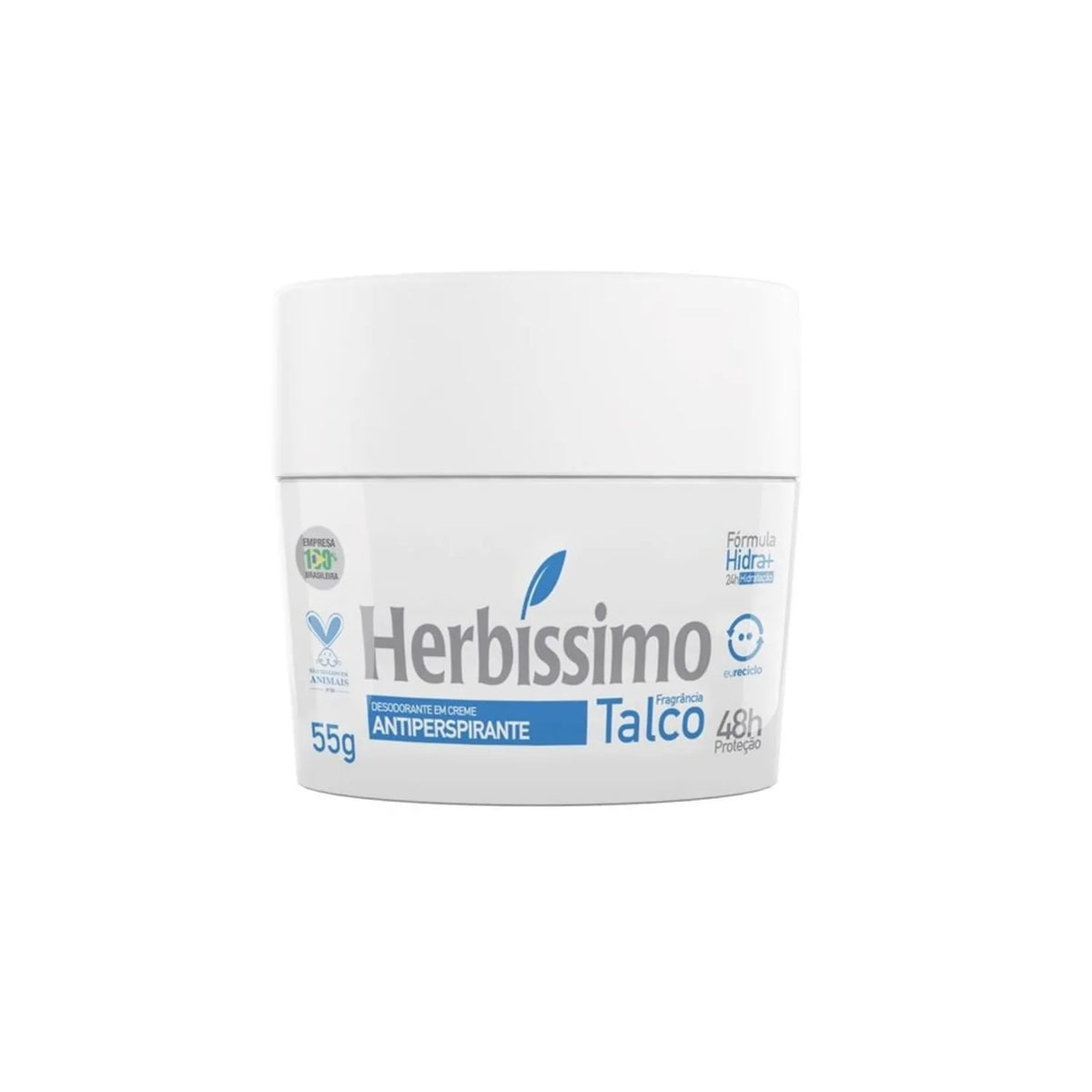 Desodorante Herbíssimo Creme Talco - 55G
