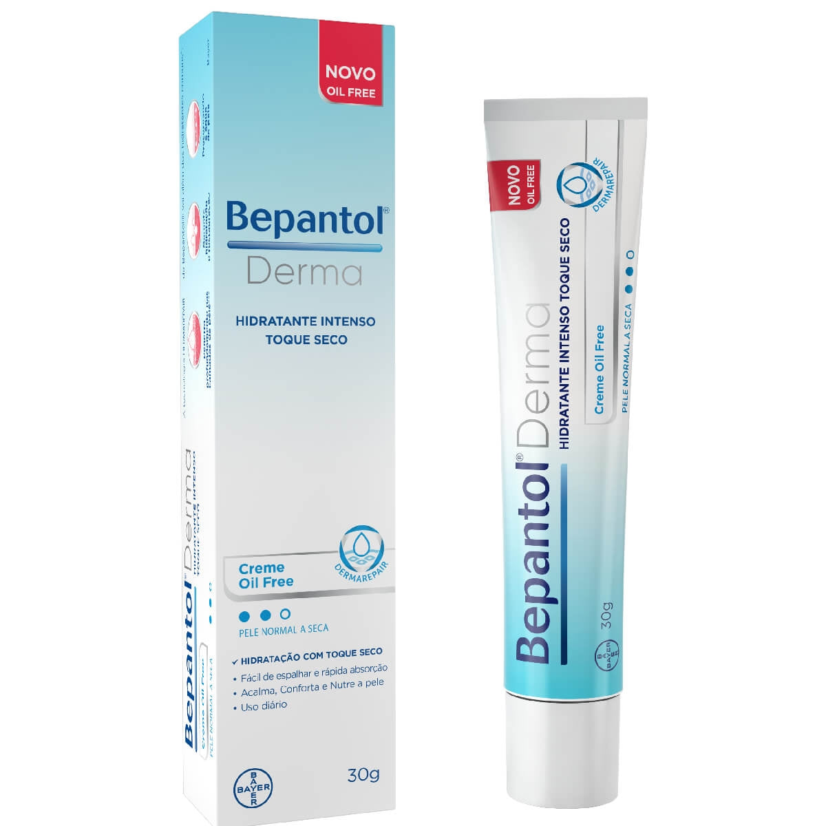 Creme Hidratante Bepantol Derma Toque Seco - 30g