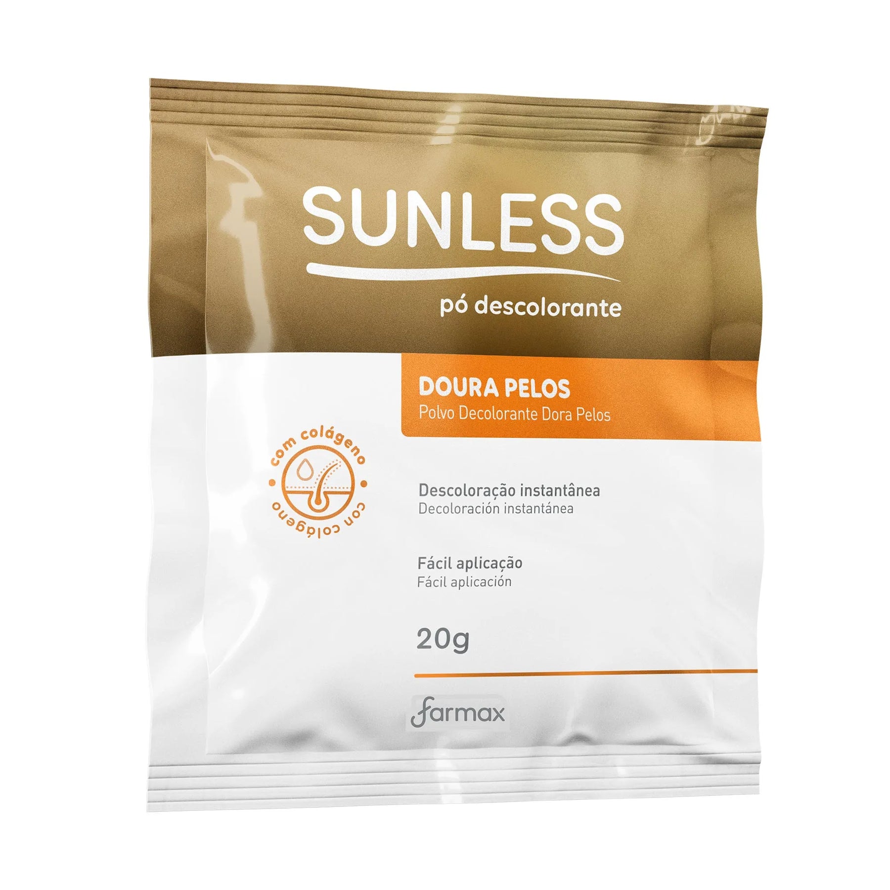 Pó Descolorante Sunless Doura Pelos - 20g