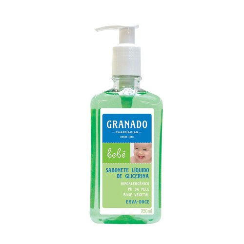 Sabonete Líquido De Glicerina Bebê Erva Doce 250ml