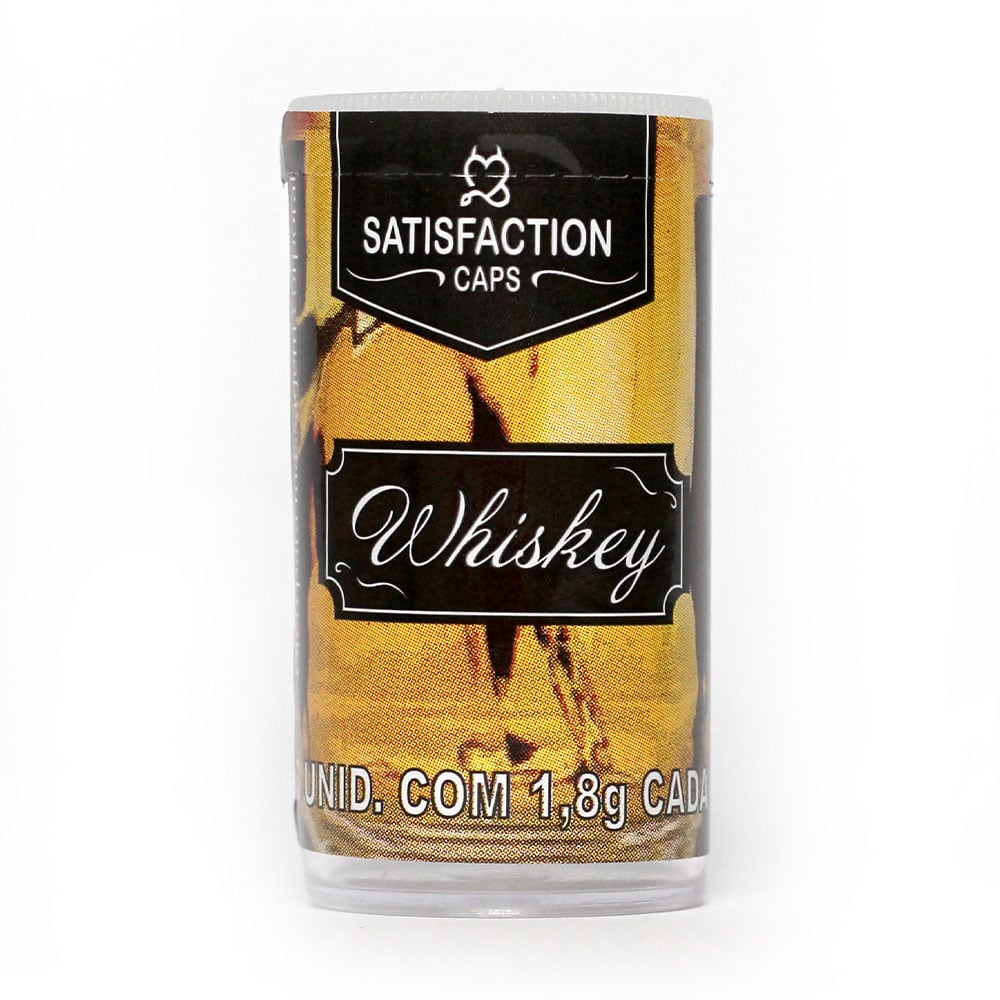 Bolinhas Beijáveis Caps Drinks Whisky Satisfaction - 02un