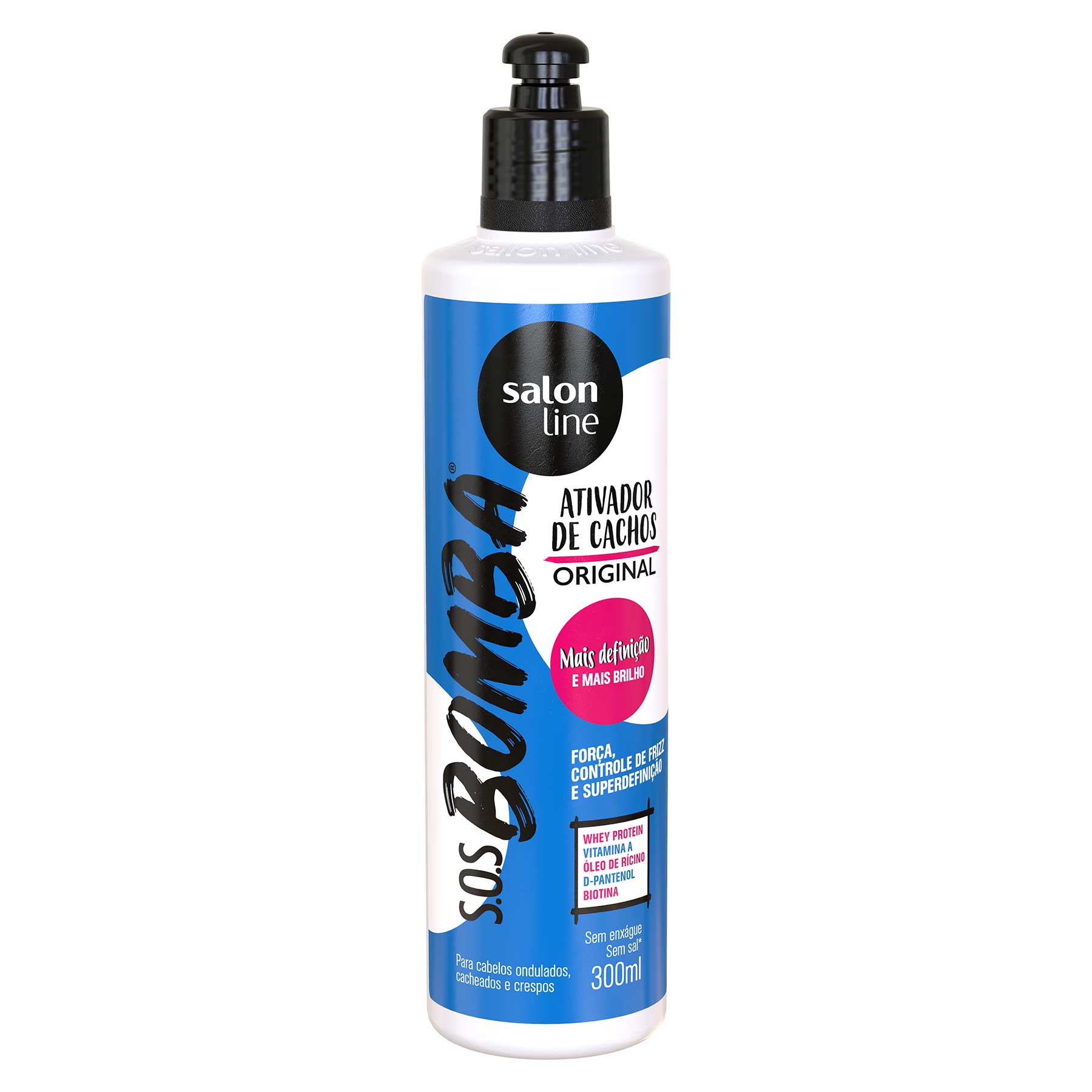 Ativador de Cachos SOS Bomba Original Salon Line 300ml
