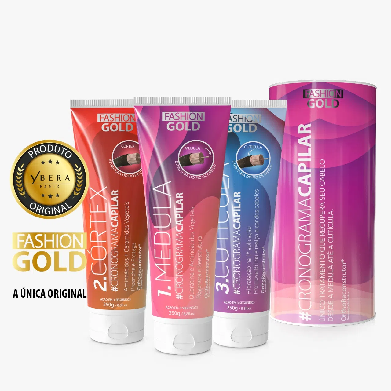 Cronograma Capilar Kit - Fashion Gold