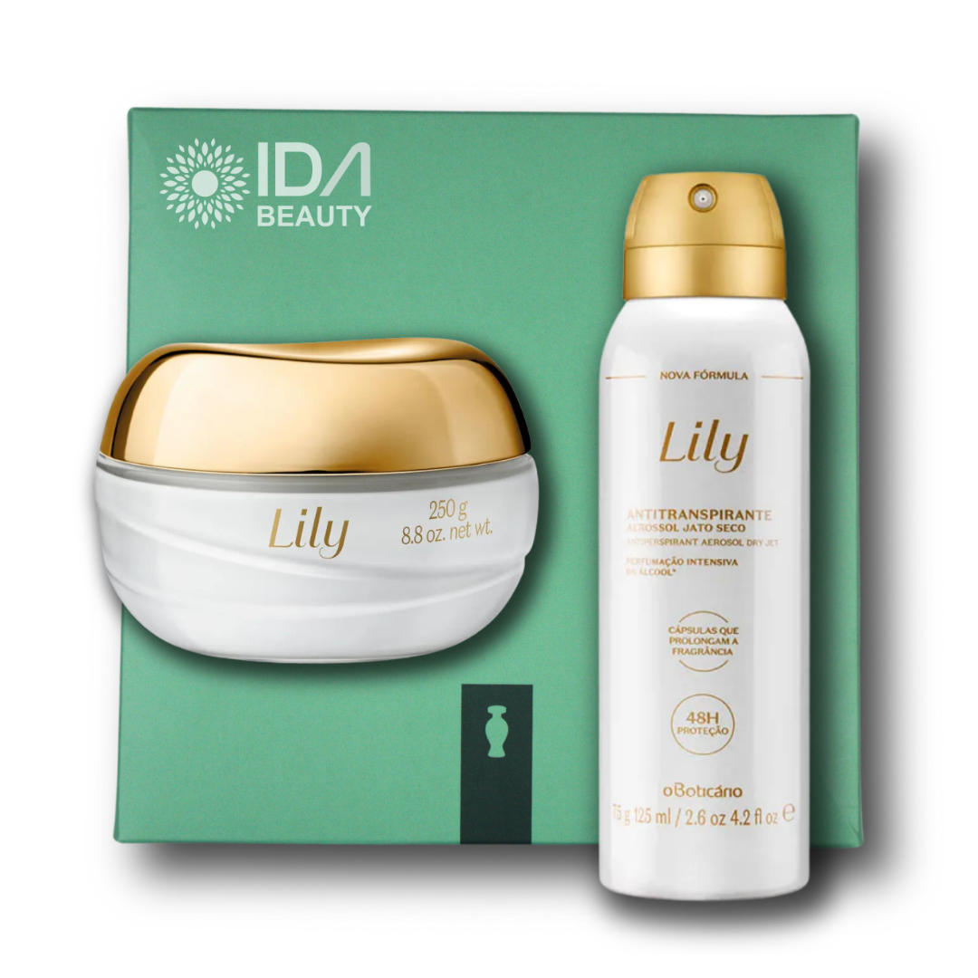 Lily Body Satin Cream + Aerosol Kit 75g