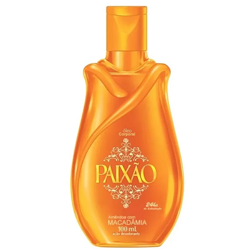 ÓLEO CORPORAL DE AMÊNDOA PAIXÃO COM MACADÂMIA 100ML
