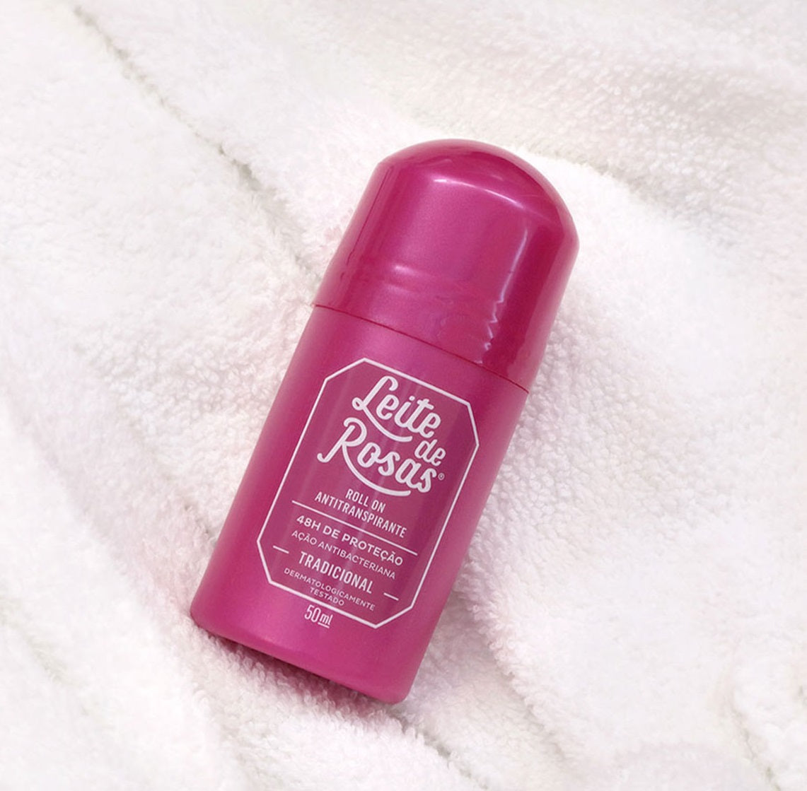 Desodorante Roll On Leite de Rosas Tradicional 48h - 50ml