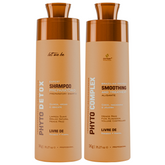 KIT Escova Progressiva Phyto Complex + Shampoo Preparatório Phyto Detox - 1L