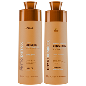 KIT Escova Progressiva Phyto Complex + Shampoo Preparatório Phyto Detox - 1L