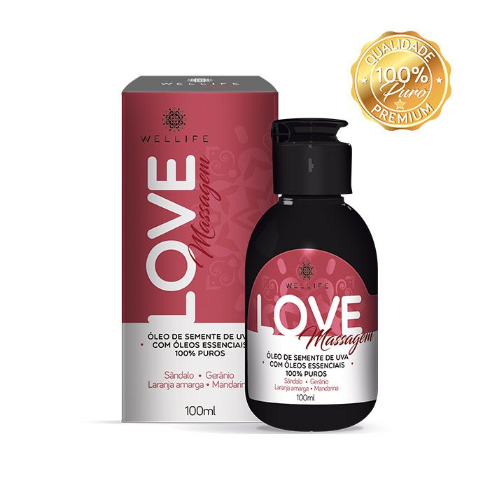 Wellife Óleo de Massagem Love 100 ml