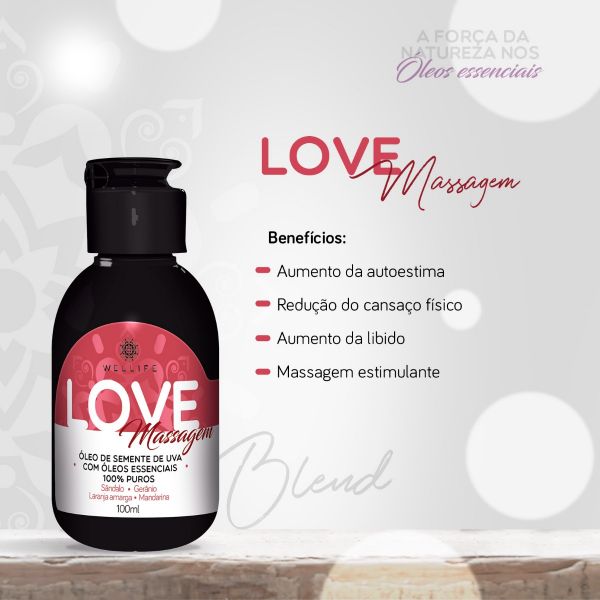Wellife Óleo de Massagem Love 100 ml