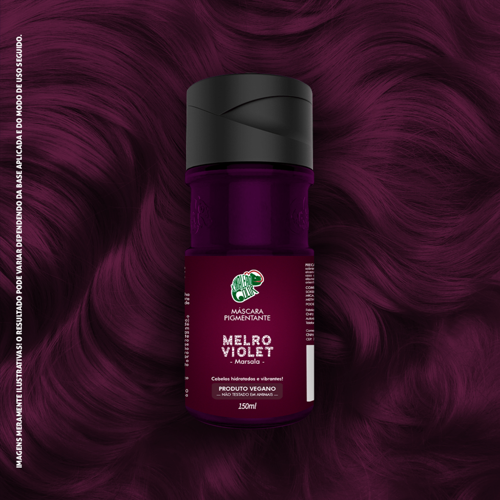 Máscara Pigmentante Melro Violet - 150ml