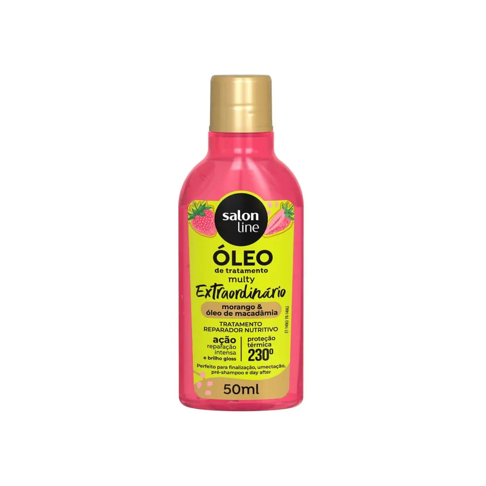 Óleo Tratamento Morango Reparador Nutritivo Salon Line  - 50ml