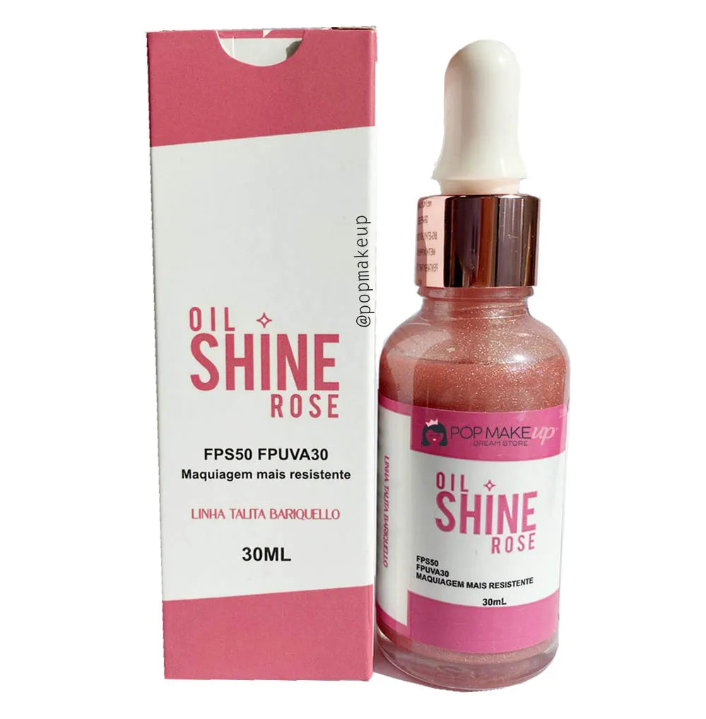 Iluminador Oil Shine Talita Barriquello Cor Rose - 30ml