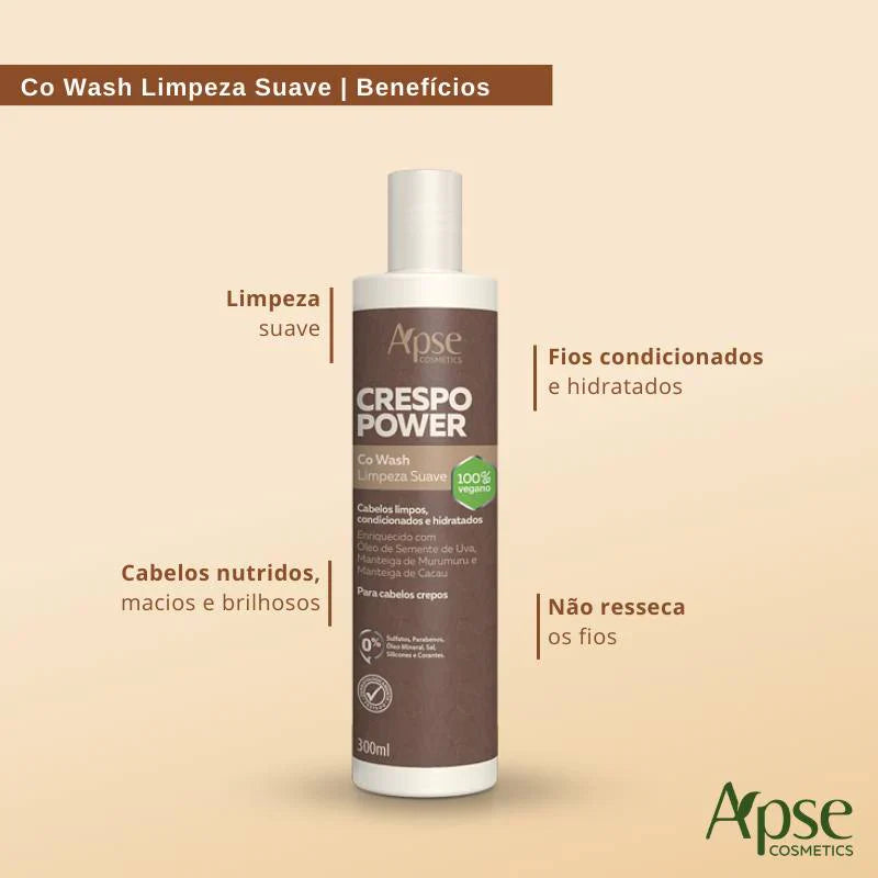 Co Wash Gentle Cleansing Crespo Power 300ml