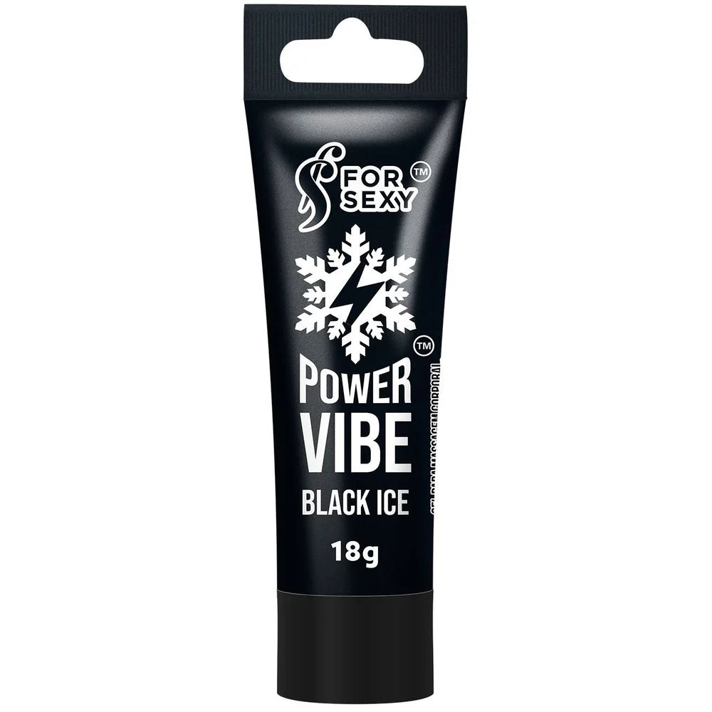 Vibrador Líquido Power Vibe Black Ice For Sexy - 18g