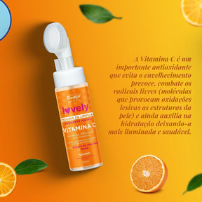 Mousse de Limpeza Sabonete Facial Vitamina C Lovely - 150ml