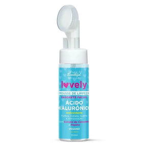 Mousse de Limpeza Sabonete Facial Ácido Hialurônico Lovely - 150ml