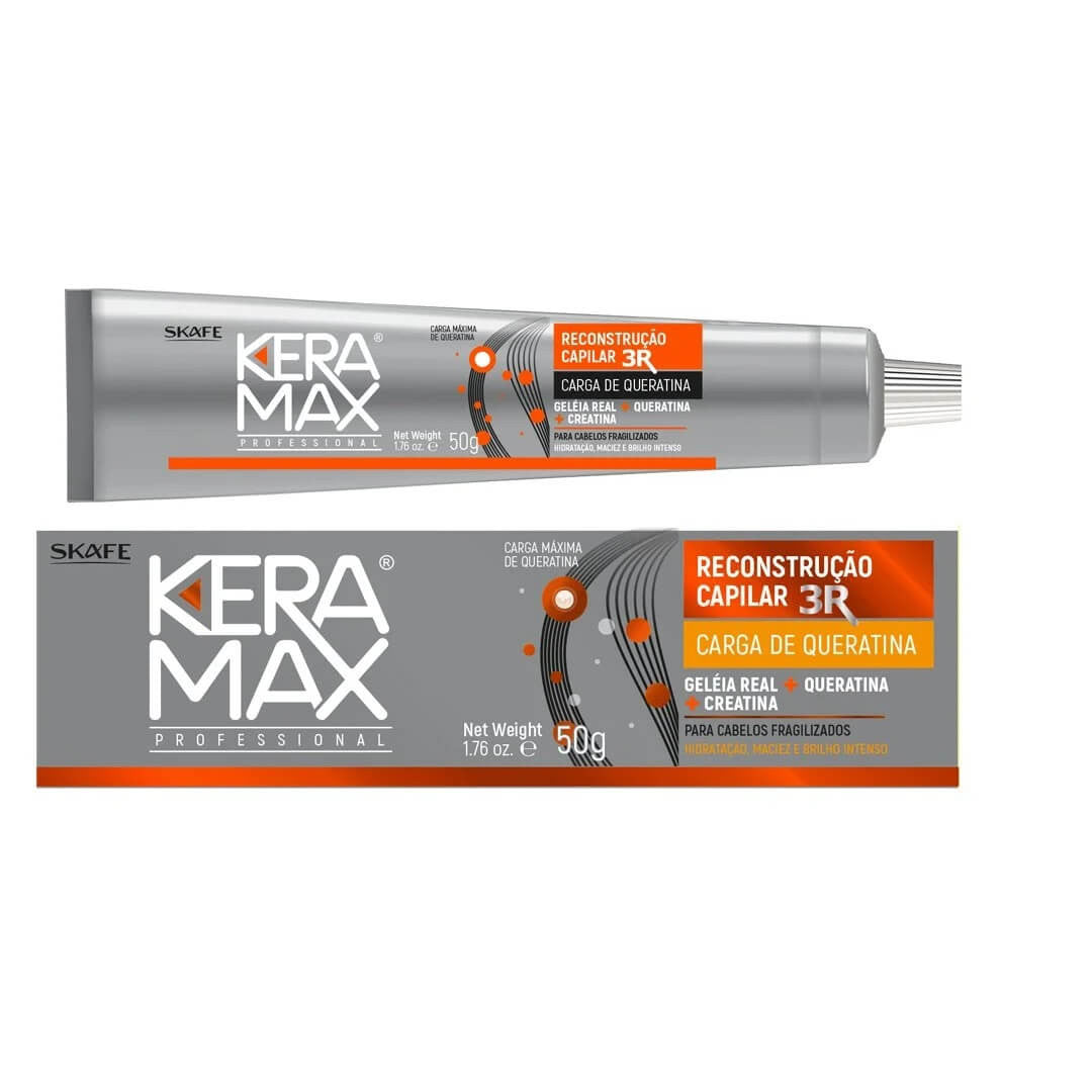 Carga de Queratina Keramax Reconstrução Capilar - 50g